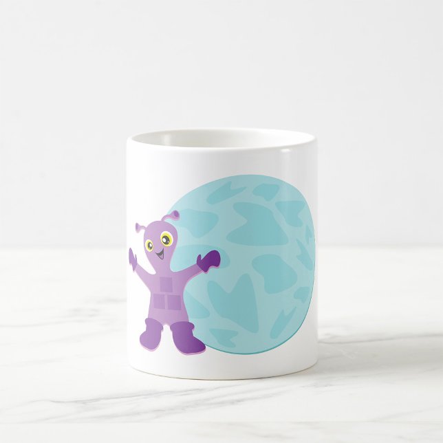 Mug Alien pourpre (Créateur téléchargé)