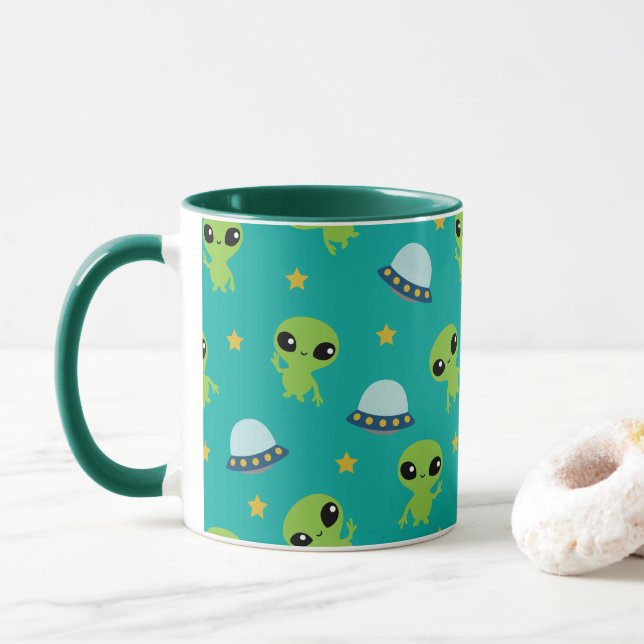 Mug Aliens (Avec donut)