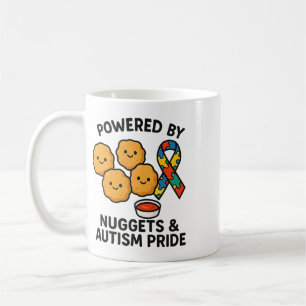 Mug Alimenté par des nuggets de poulet et fierté de l'