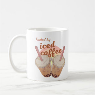Mug alimenté par du café glacé. cadeau pour les amateu