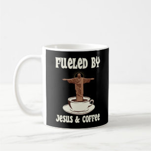 Mug Alimenté Par Jésus Et Café