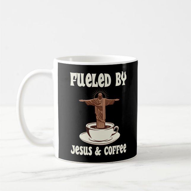 Mug Alimenté Par Jésus Et Café (Gauche)