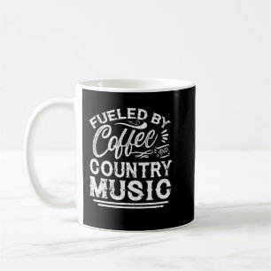 Mug Alimenté par le café et la musique country