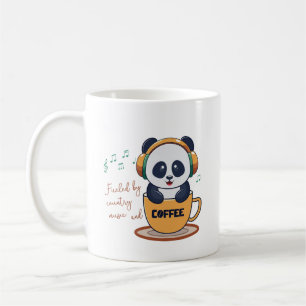 Mug alimenté par le café et la musique country