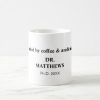 Alimenté par le café et l'ambition.