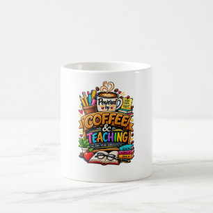 Mug Alimenté par le Café & [SUJET]