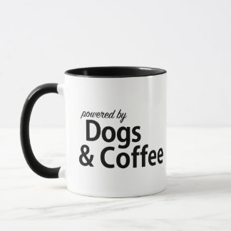 Mug Alimenté par les chiens et le café