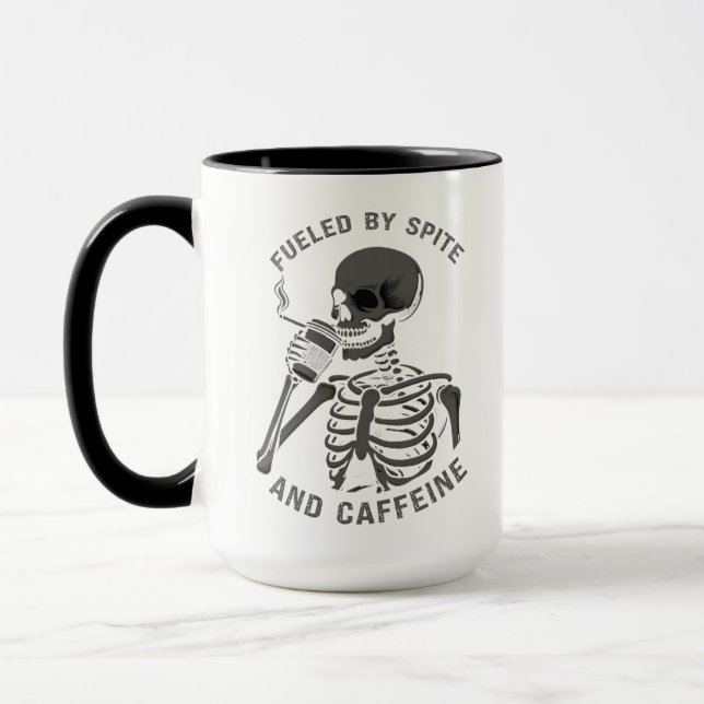 Mug Alimenté par Spite and Caffeine Skeleton Coffee Lo (Gauche)
