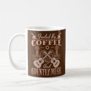 MUG ALIMENTÉE DE CAFÉ ET DE MUSIQUE DE CAMPAGNE - LA
