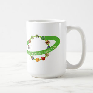 Mug Aliments sains Manger Je crois en Flavonoids Citat