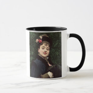 Mug Aline Masson, le modèle de l'artiste (huile sur l