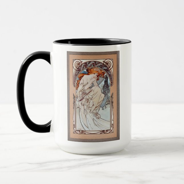 Mug Allégorie de la musique par Alphonse Mucha (Gauche)