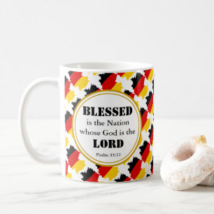Mug ALLEMAGNE Deutschland Bienheureux Monogramme Chris