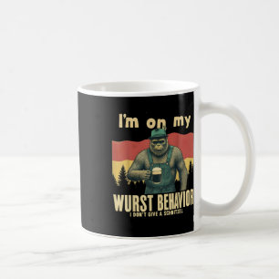Mug Allemand Bigfoot Sasquatch Funny Retro Lederhose