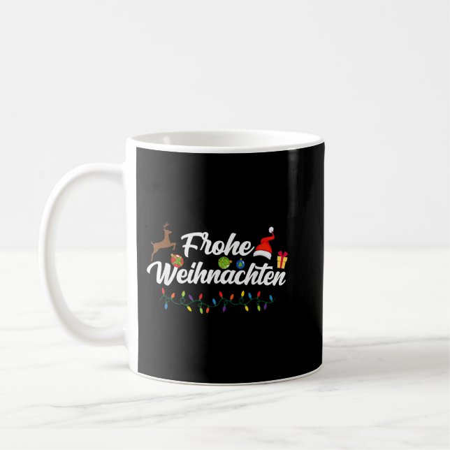 Mug Allemand Christmas Frohe Weihnachten (Gauche)