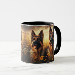 MUG ALLEMAND SHEPHERD DUO -205-