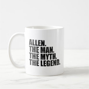 Mug Allen nom, Allen l'homme le mythe la légende