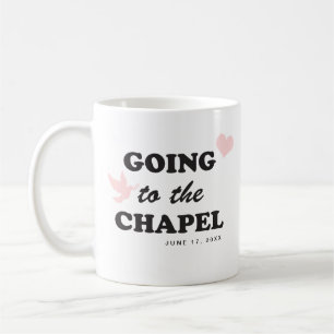 Mug Aller à la chapelle Mariée à thème des années 70