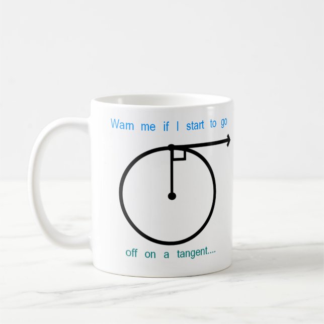 Mug Aller dessus d'une tangente (Gauche)