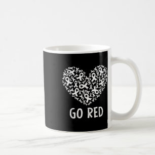 Mug Aller Rouge Pour Femmes American Heart Disease Moi