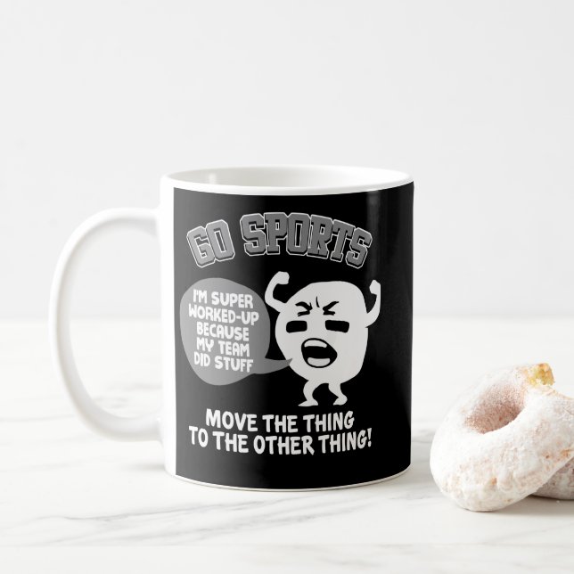 Mug ALLER SPORTS Déplacer Le Chose Vers L'Autre Chose (Avec donut)