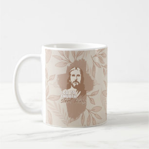 Mug Allez À L'Église... ! Jésus-Christ. Christian Prea