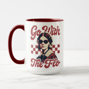 Mug Allez avec la Flo Retro Florence Nightingale Infir