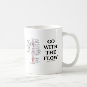 Mug Allez de pair avec l'écoulement (l'attitude