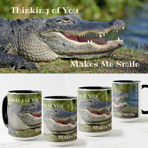 Mug Alligator Penser à vous me fait sourire photo