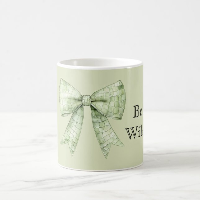 Mug Alligator Print Bow Be Wild (Centre)
