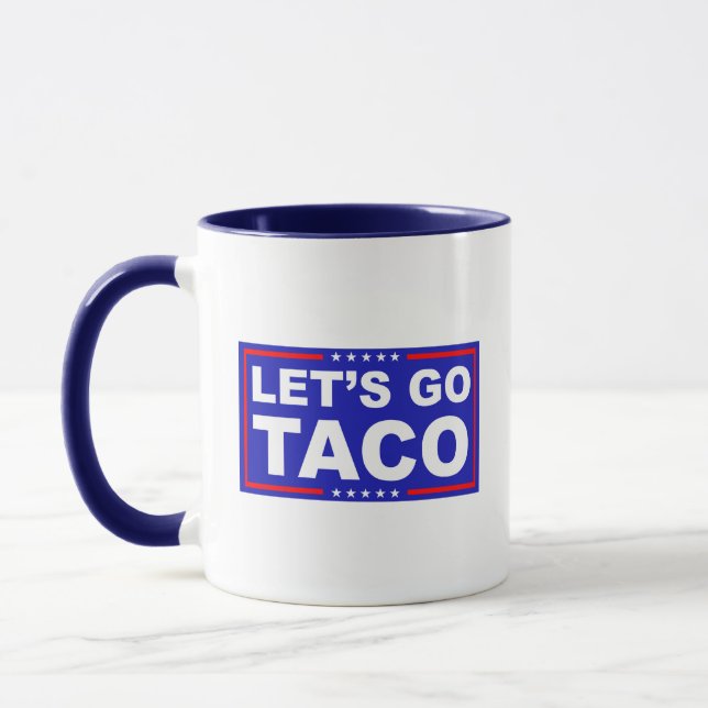 Mug Allons à l'humour politique de Taco (Gauche)