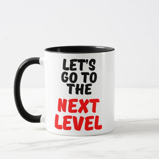 MUG ALLONS AU NIVEAU SUIVANT (Gauche)
