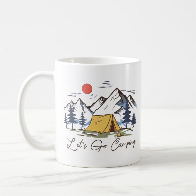 Mug Allons en Camping (Gauche)