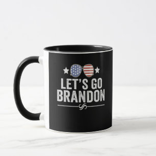 Mug Allons les Lunettes de soleil américaines patrioti