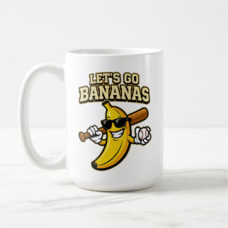 Mug Allons-y Garçons Rétro Banana Enfants Hommes Jeune