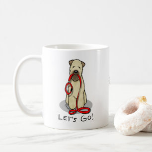 Mug Allons-y ! Marche à pied à Terrier Chien (1b2)
