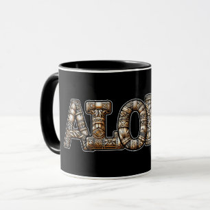 Mug Aloha Bamboo, polynésien hawaïen
