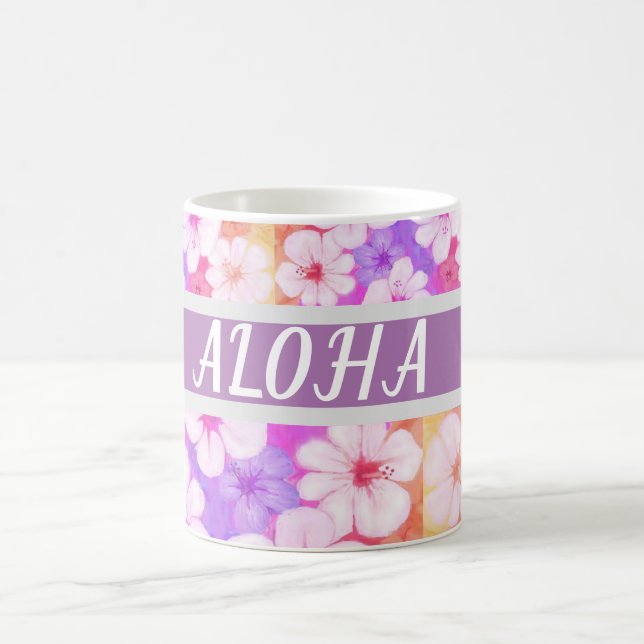 Mug Aloha de fleur hawaïenne 01  (Centre)