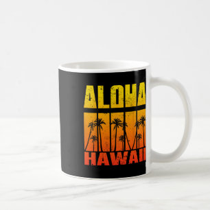 Mug Aloha Hawaii Palmier Tropical Île Hawaïenne Re
