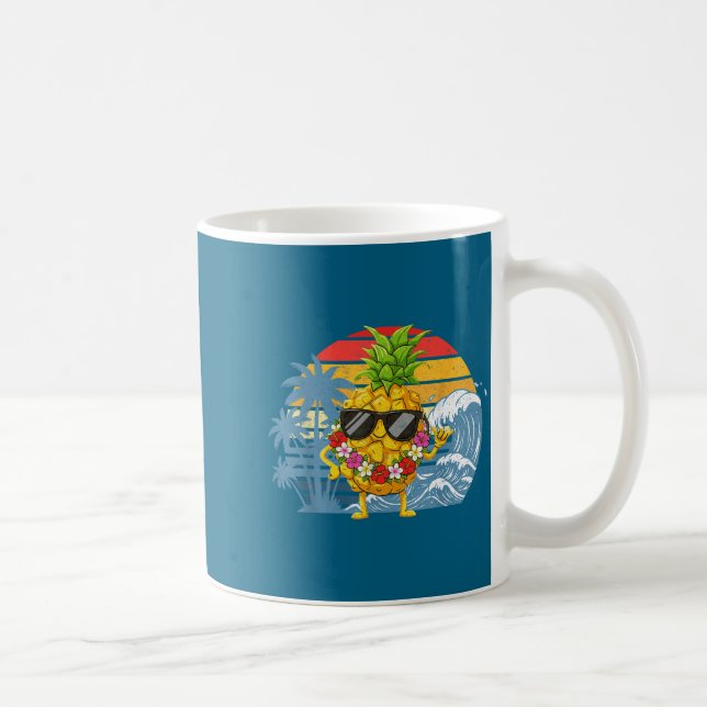 Mug Aloha Hawaiian Pineapple Sign Hawaii Shaka Laugh (Droite)