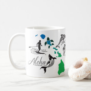Mug Aloha îles d'Hawaï