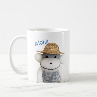 Mug Aloha Sock Monkey(Garçon)