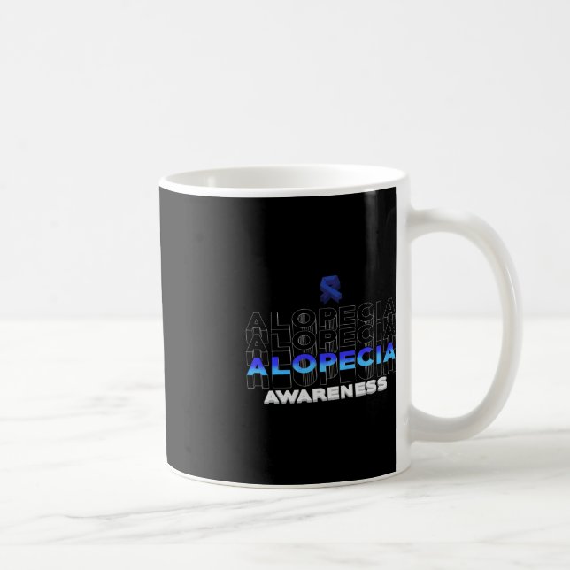 Mug Alopecia Sensibilisation Perte de cheveux Guerrier (Droite)