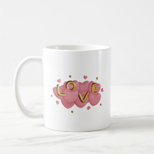 Mug Alors Ballons mignons Amour du coeur