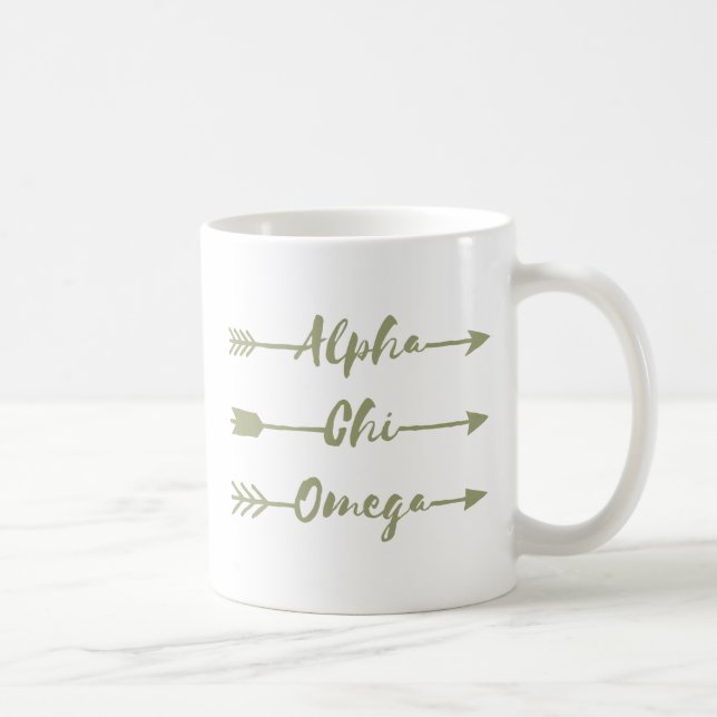 Mug Alpha Chi Omega | Flèches (Droite)