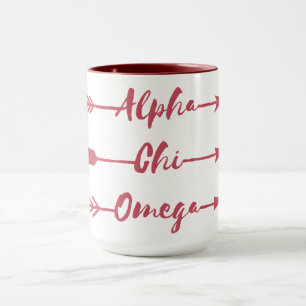 Mug Alpha Chi Omega Flèches