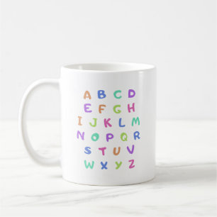 Mug alphabet anglais
