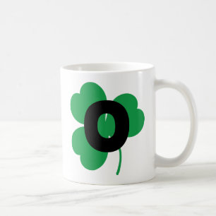 Mug Alphabet de la lettre O de St Patrick