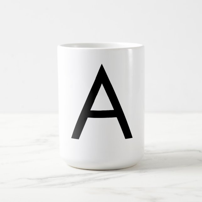 Mug Alphabet de police de Futura (Centre)