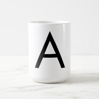 Mug Alphabet de police de Futura